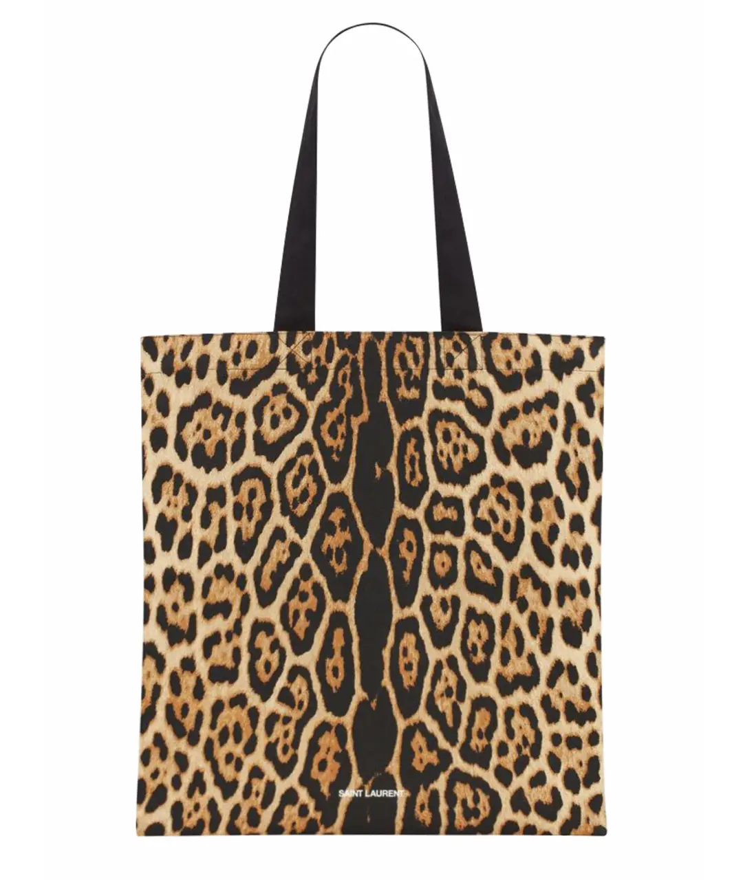 Сумка-шоппер Saint Laurent Leopard Print Canvas Tote Bag