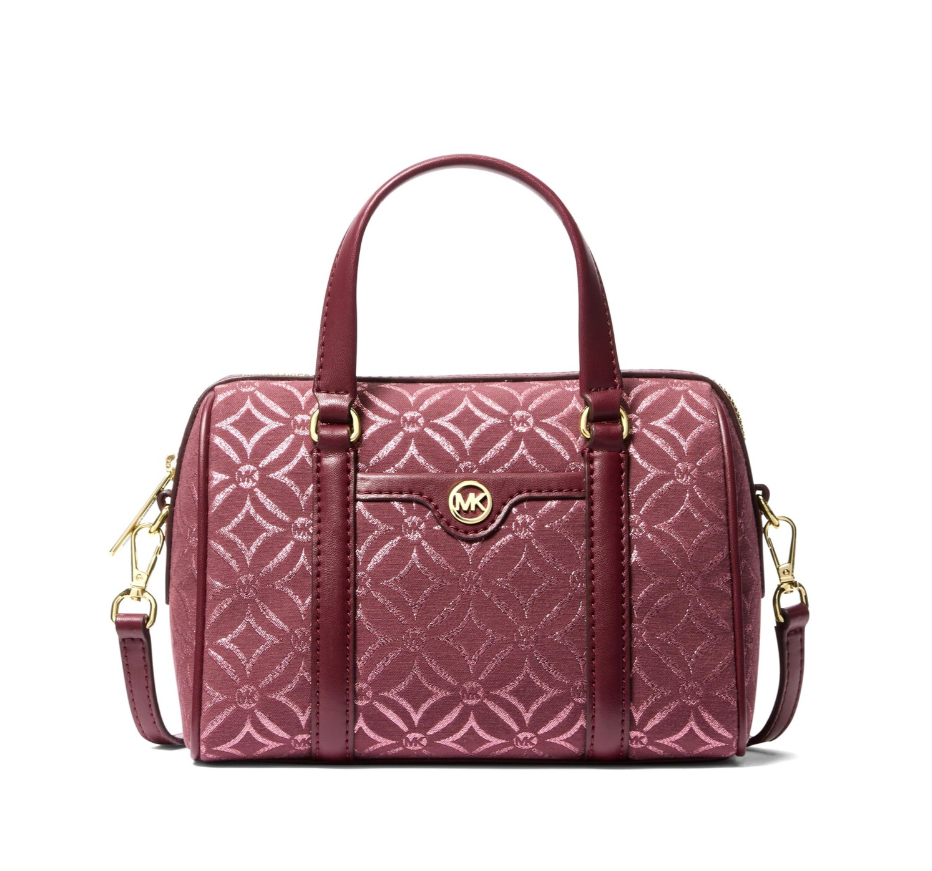 сумка Michael Kors Logo Satchel Berry