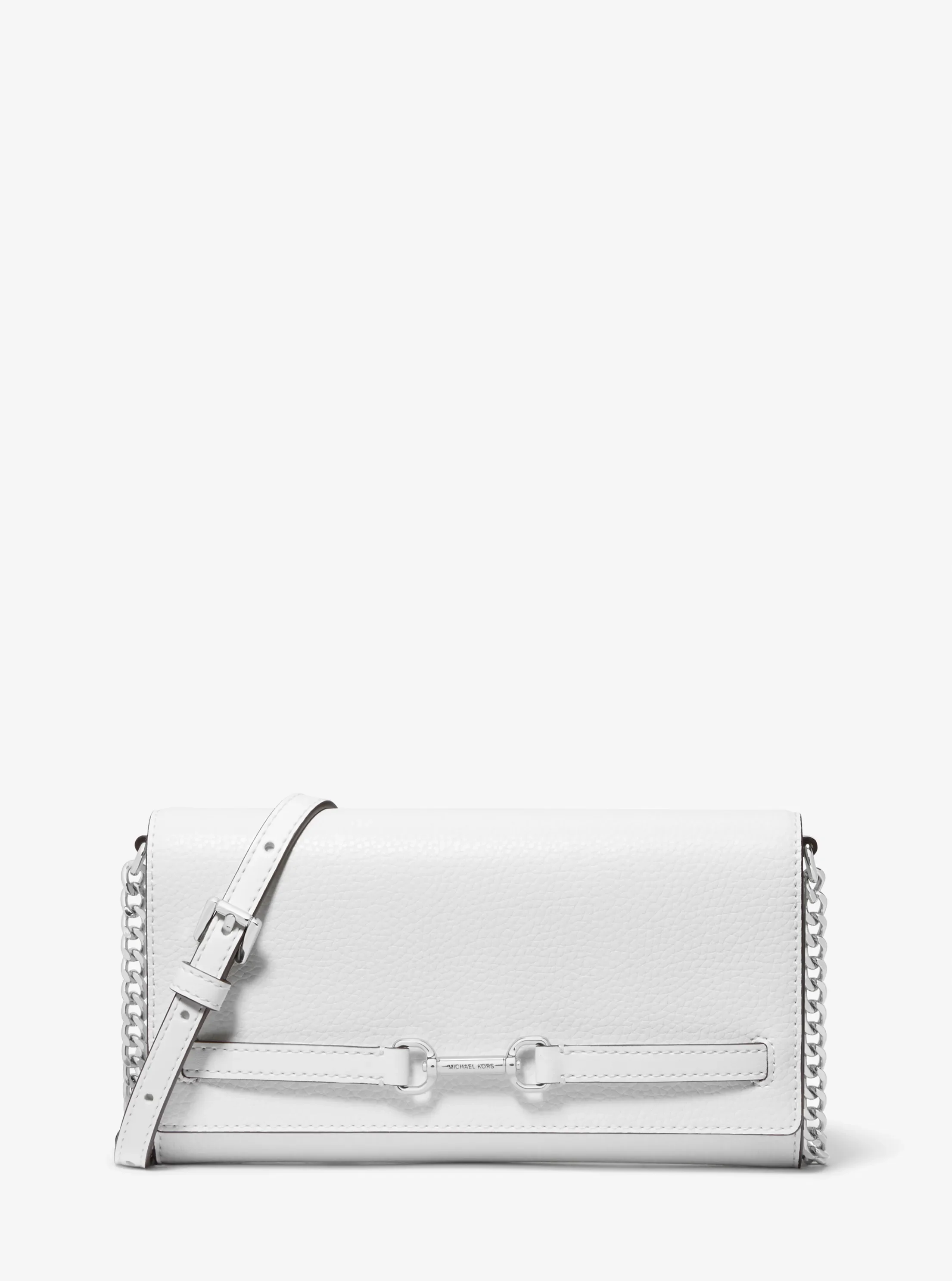 сумка-кроссбоди Michael Kors Leather Crossbody Bag White