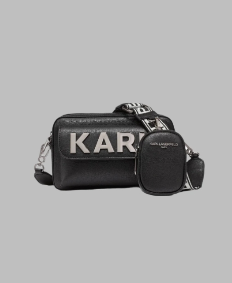 сумка Karl Lagerfeld Logo Camera Bag Black