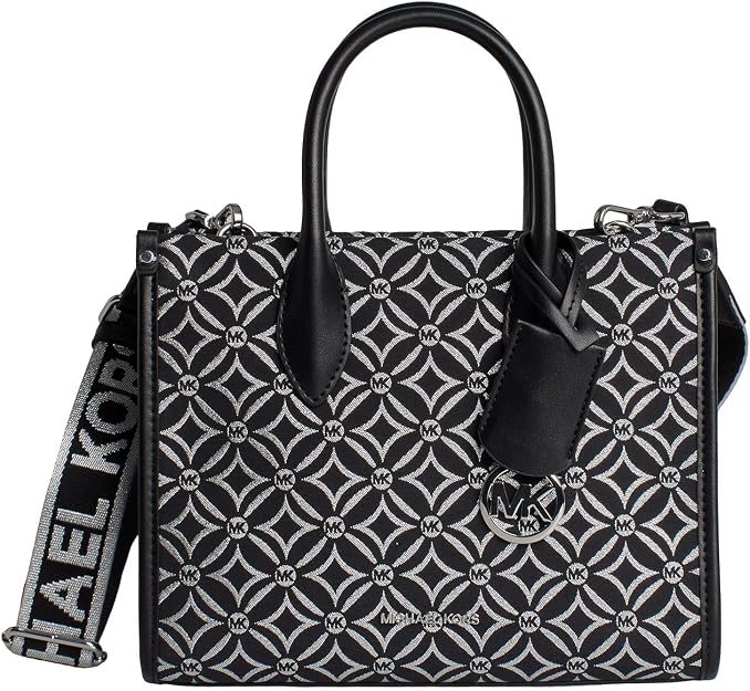 сумка Michael Kors Mirella Small Metallic Jacquard Tote Black