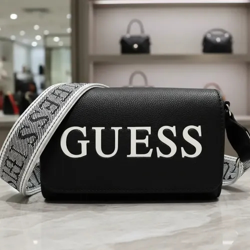 сумка Guess Logo Crossbody Bag Black
