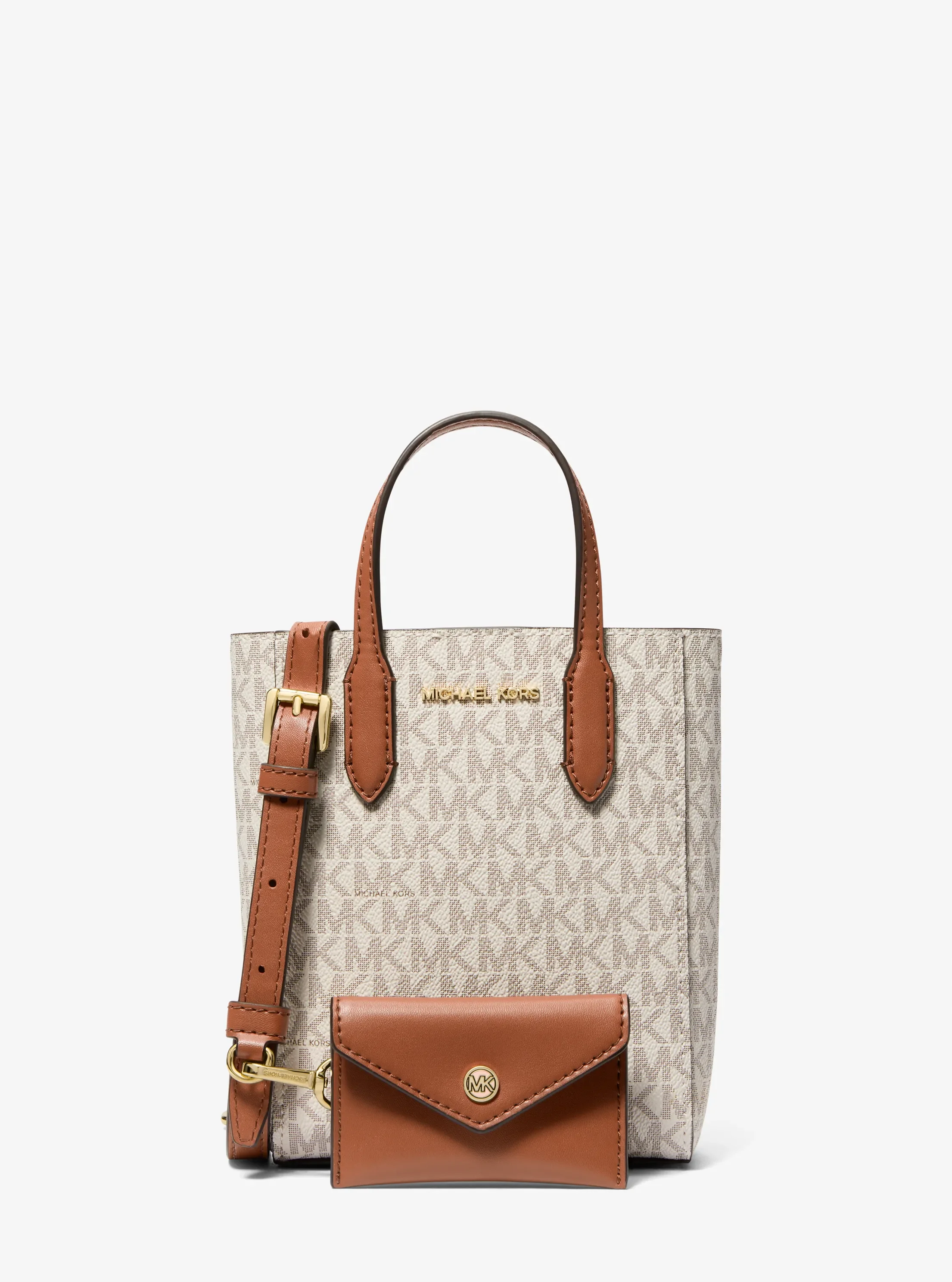 сумка Michael Kors Vincent Small Logo Crossbody Bag Vanilla