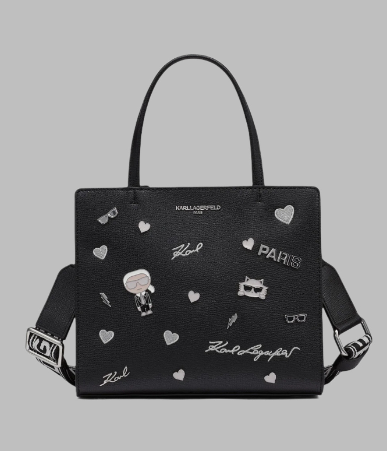 сумка Karl Lagerfeld Paris Cate Pins Tote Bag Black