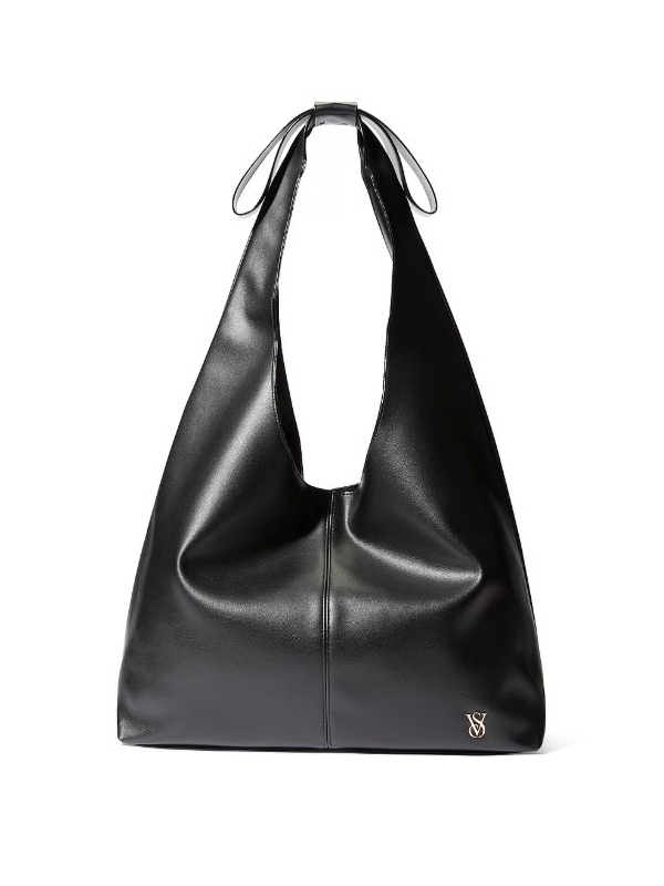сумка Victoria's Secret Faux Leather Hobo Bag Black