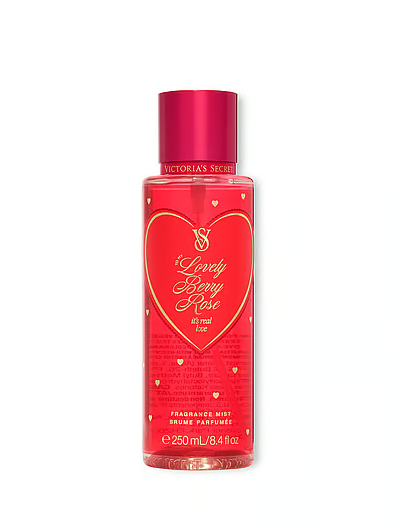 Парфюмированный спрей для тела Lovely Berry Rose Victoria's Secret