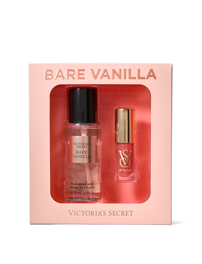 Набор Victoria's Secret Bare Vanilla Mini Mist & Lip Gloss Duo