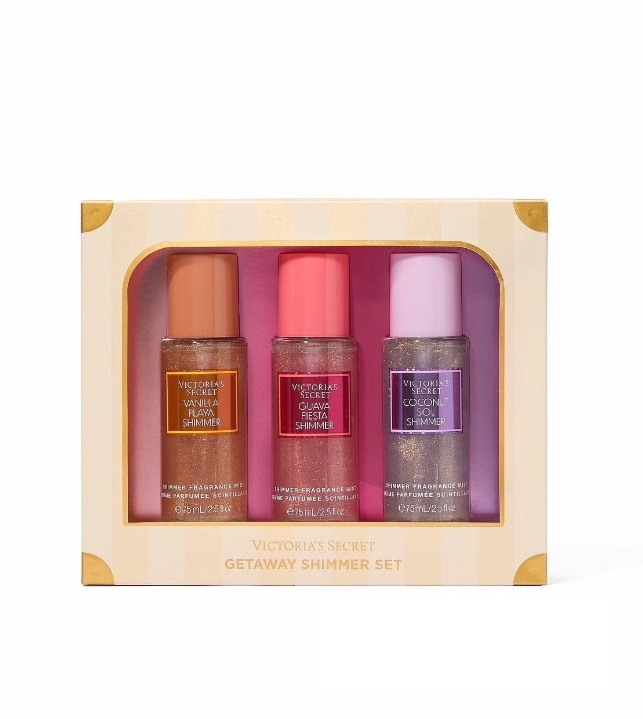 Набор мини-спреев с шиммером Victoria's Secret Getaway Shimmer Set