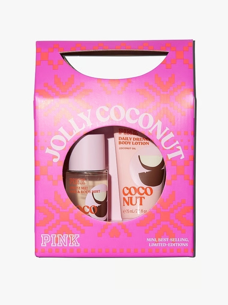 Набор Victoria's Secret PINK Jolly Coconut 2-Piece Body Care Gift Set