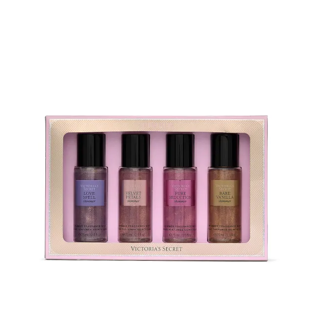 Набор мини-спреев с шиммером Victoria’s Secret Best of Shimmer Mist Gift Set
