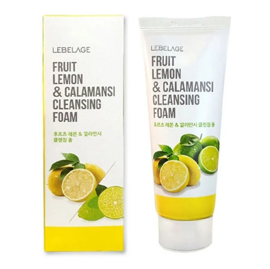 Пенка для умывания Lebelage Fruit Lemon & Calamansi Cleansing Foam 100 мл