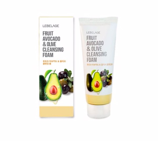 Очищающая пенка для лица Lebelage Fruit Avocado & Olive Cleansing Foam 100мл
