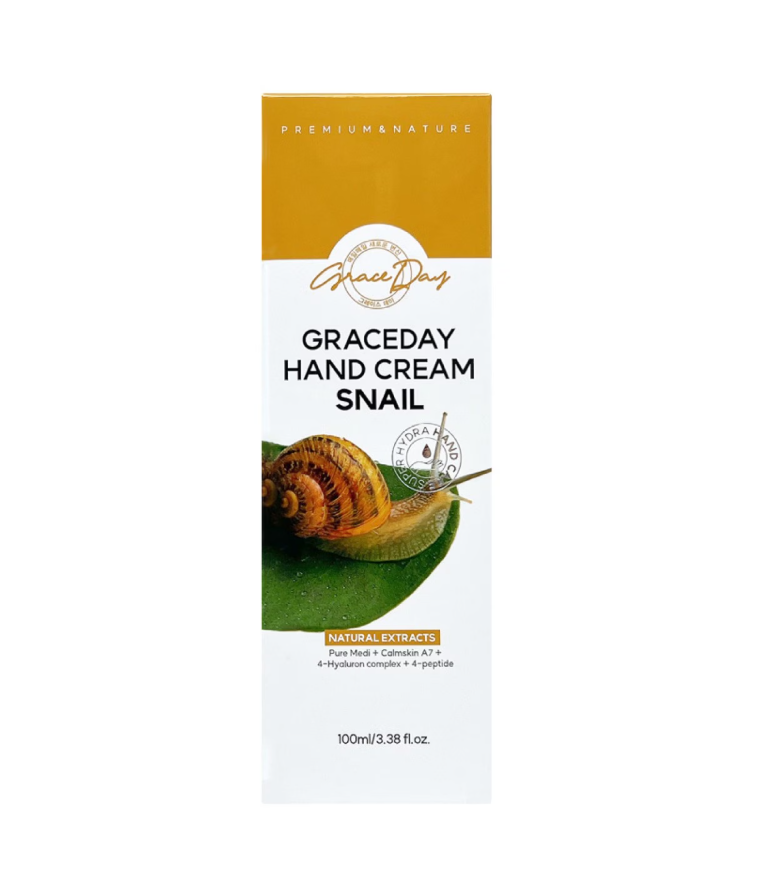 Восстанавливающий крем для рук с муцин улитки Grace Day Hand Cream Snail 100мл