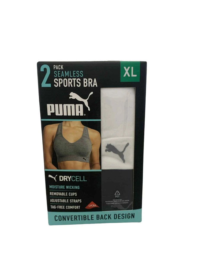 Puma комплект из двух бесшовных спортивных бра (Seamless Sports Bra)