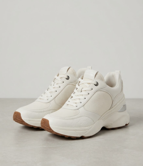 Кроссовки Michael Kors Katrina Mixed-Media Trainer