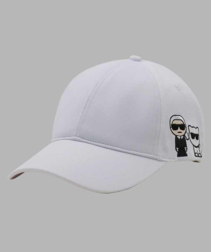 Женская бейсболка Karl Lagerfeld Paris White Baseball Hat