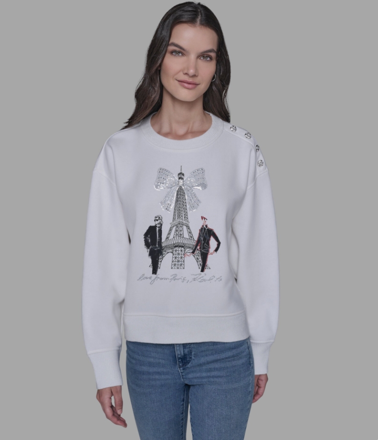 Женский свитшот Karl Lagerfeld Paris